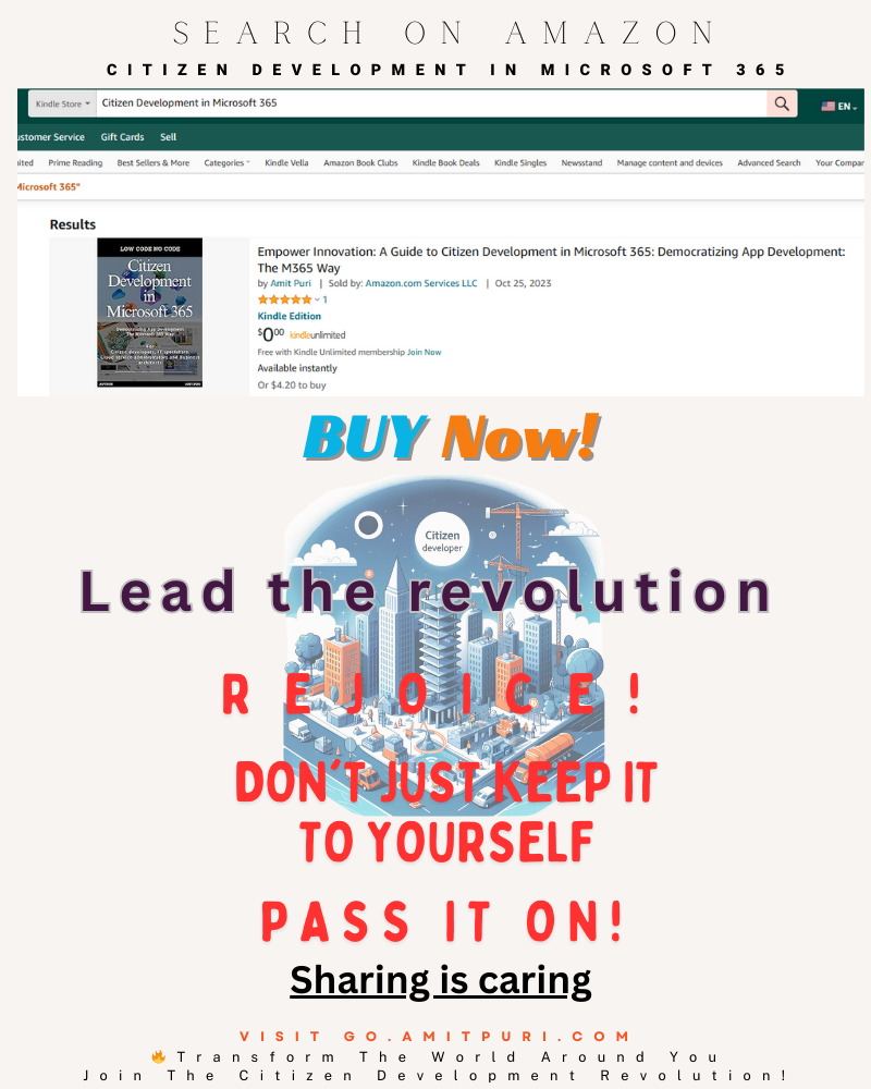 Lead the revolution with Citizen Development in Microsoft 365