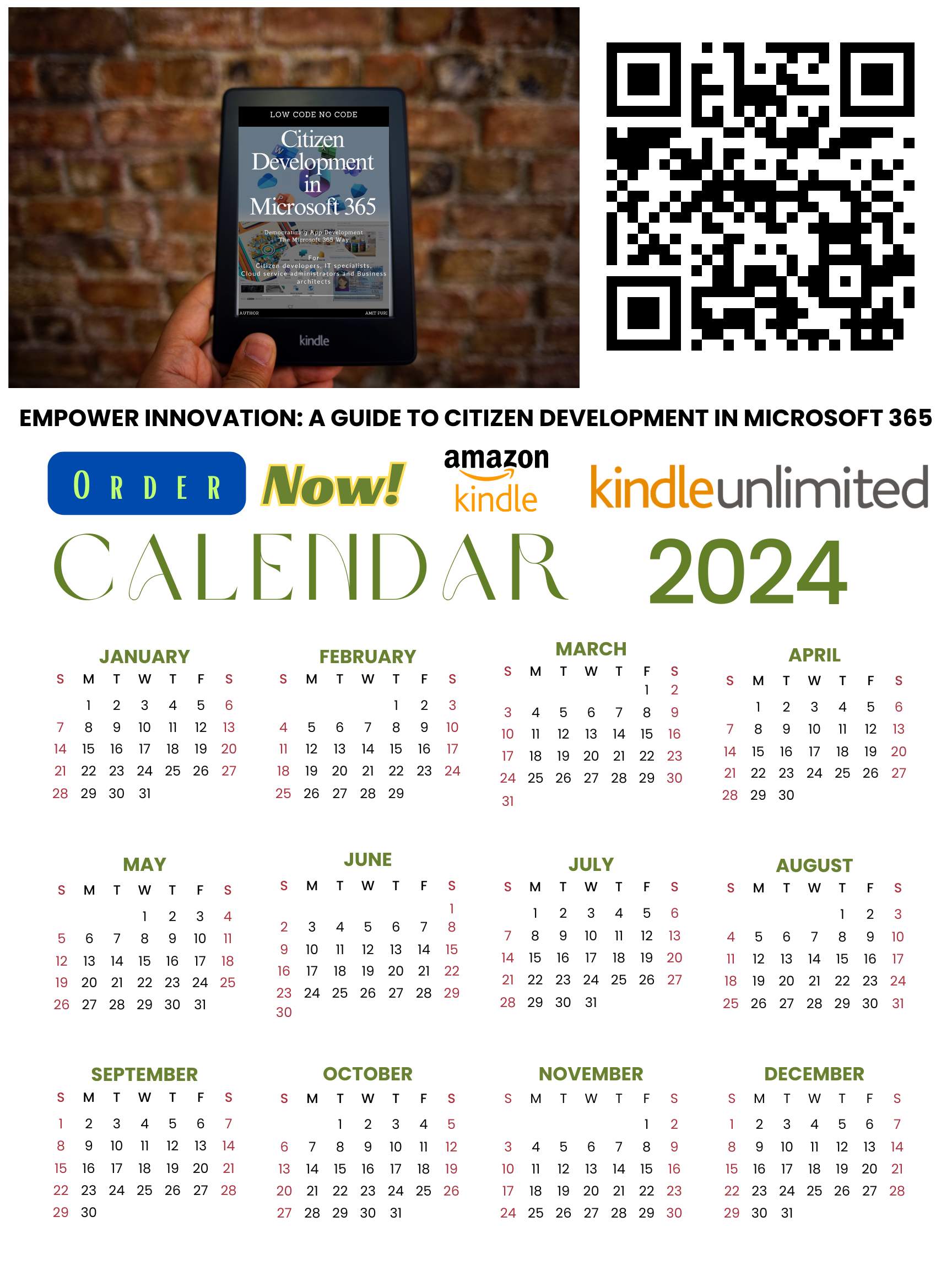 Order now - 2024 Calendar